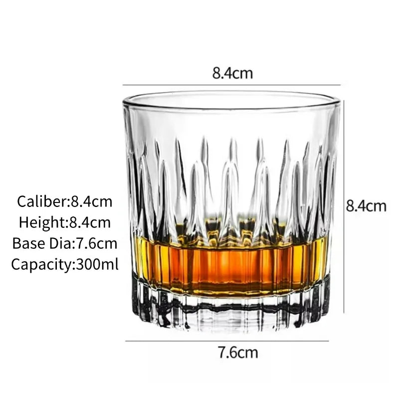 Verres vintage année 50 300ml fond blanc