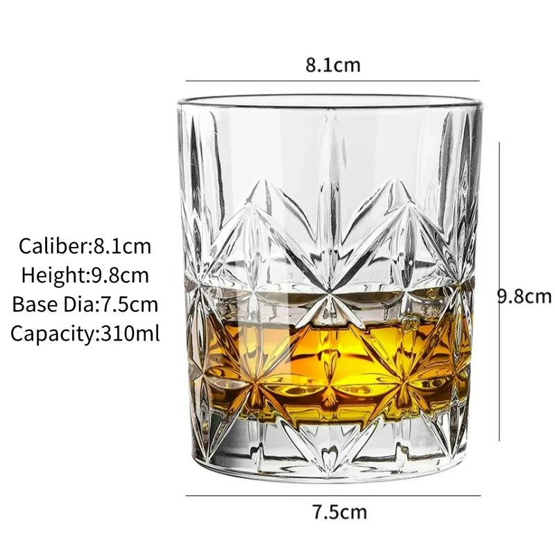 Verres vintage année 50 310ml transparent