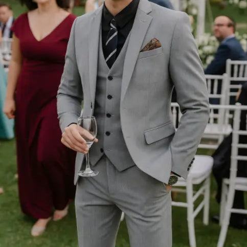 Vetement vintage pour homme gris