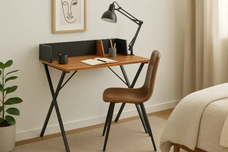 bureau écolier vintage noir