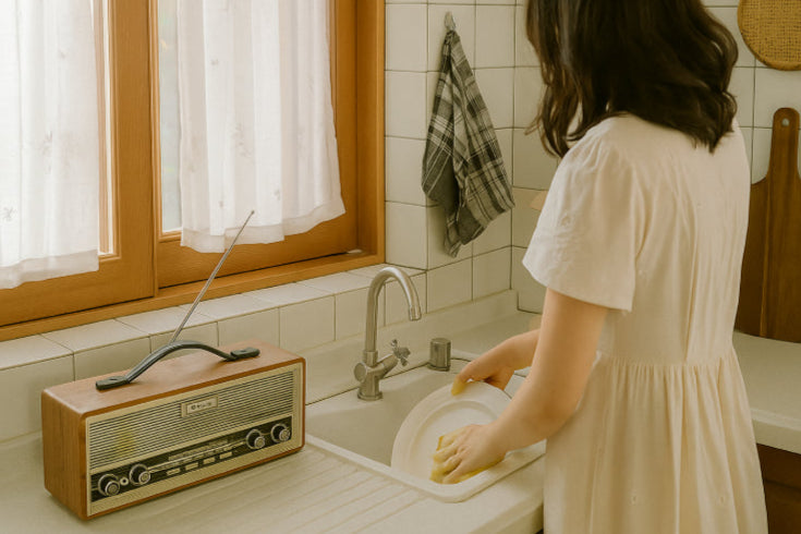 radio vintage cuisine