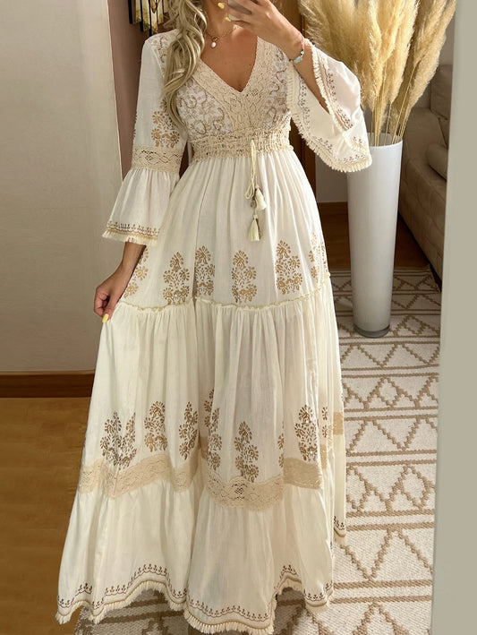 robe en dentelle rétro