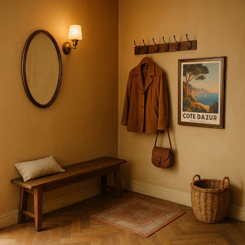 7 idées simples pour créer une entrée vintage chic