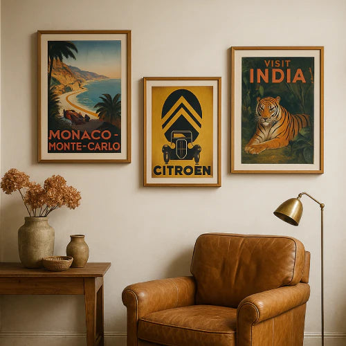Les plus belles affiches vintage pour habiller un mur blanc
