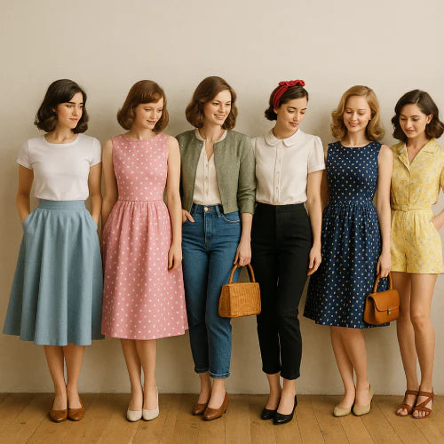 10 tenues rétro inspirées des années 50 à recréer facilement