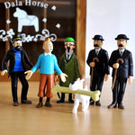 6 figurines Tintin vintage - Vignette | StyleVintage™ 