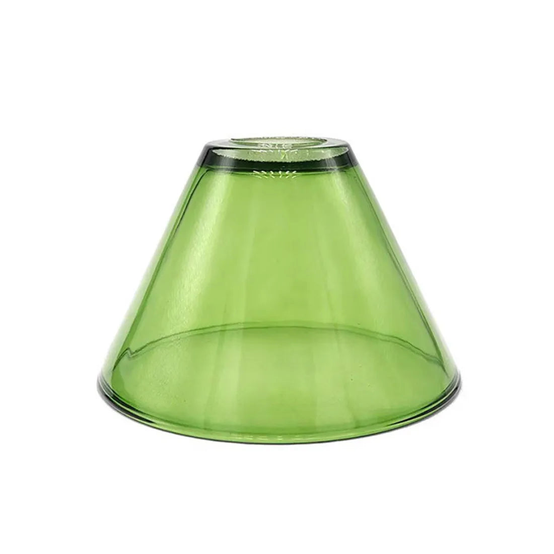 Abat jour en verre vintage