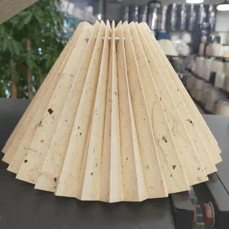 Abat jour vintage pour lampe blanc clair