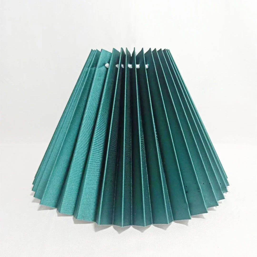 Abat jour vintage pour lampe vert