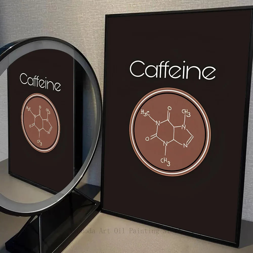 Affiche café vintage coffee caffeine