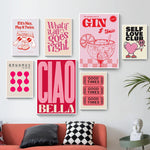 Affiche colorée vintage - Vignette | StyleVintage™ 