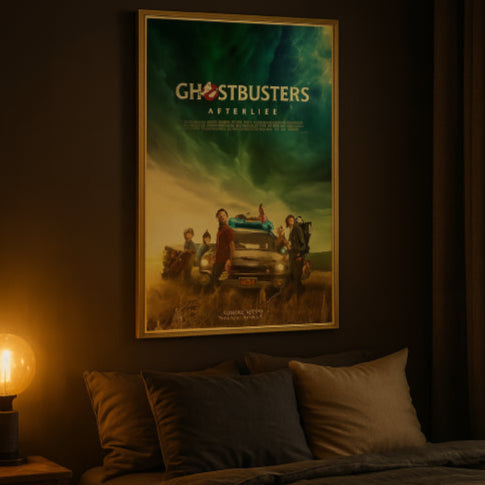 Affiche de cinéma vintage lit