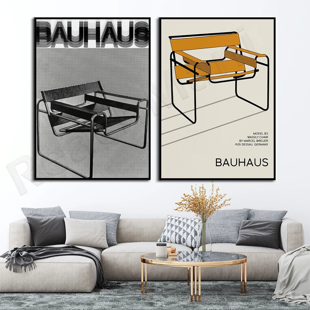 Affiche industrielle bauhaus mure 