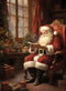 Affiche noel vintage repos