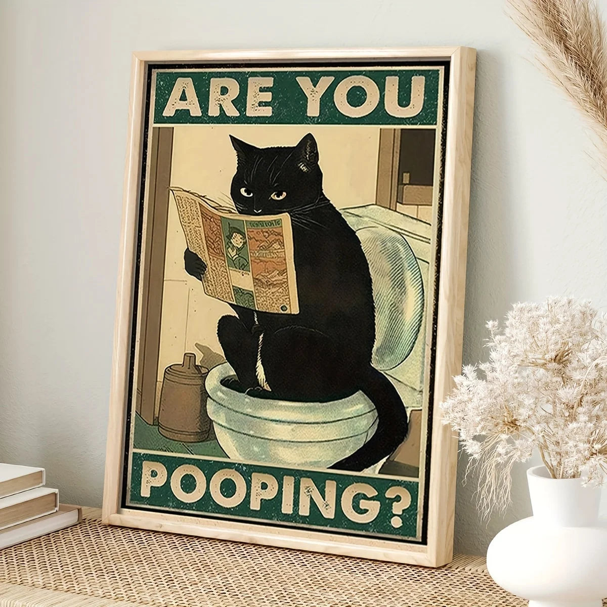 Affiche salle de bain vintage