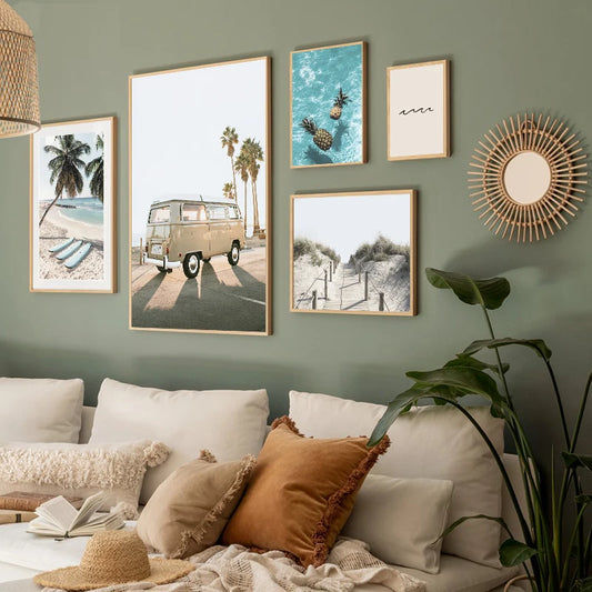 Affiche surf vintage