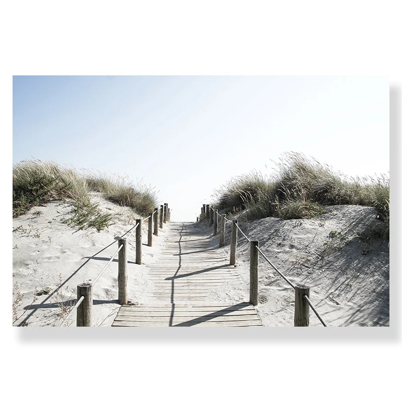 Affiche surf vintage plage