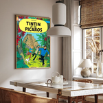 Affiche tintin vintage - Vignette | StyleVintage™ 