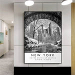 Affiche ville vintage - Vignette | StyleVintage™ 