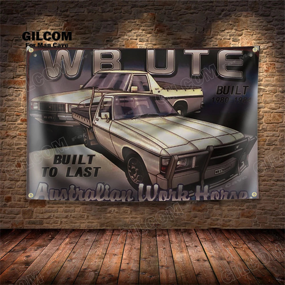 Affiche voiture vintage australian