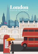 Affiche voyage vintage - Vignette | StyleVintage™ 