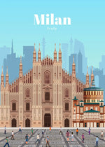 Affiche voyage vintage - Vignette | StyleVintage™ 