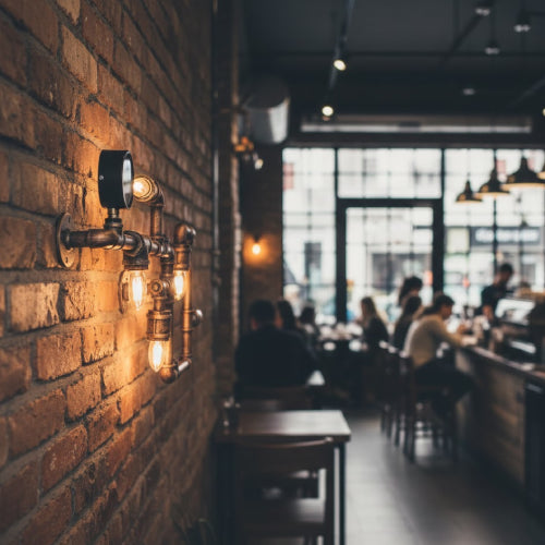 Applique murale tuyau style bar vintage restaurant 