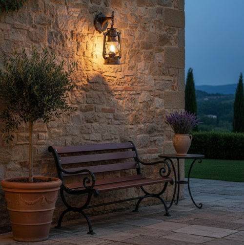 Applique rustique lampe vintage chalet 