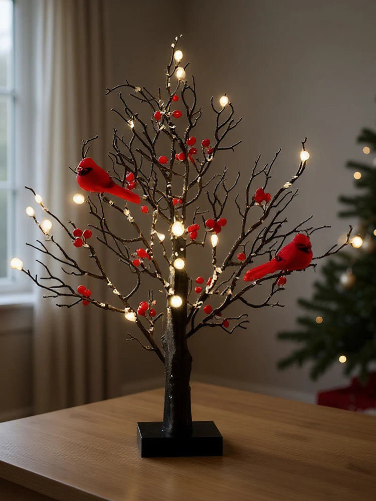 Arbre lumineux Vintage table 