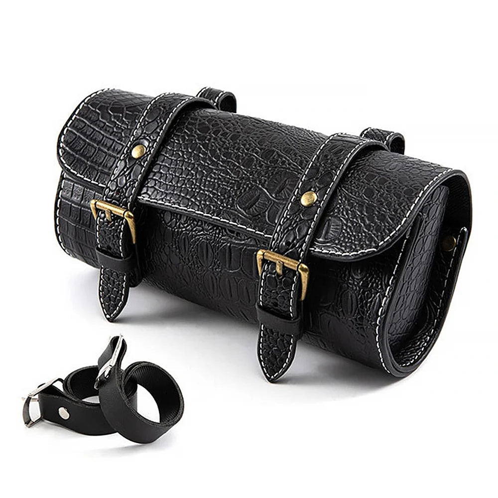 Bagage vintage moto fond blanc