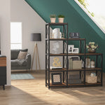 Bibliothèque industrielle vintage - Vignette | StyleVintage™ 