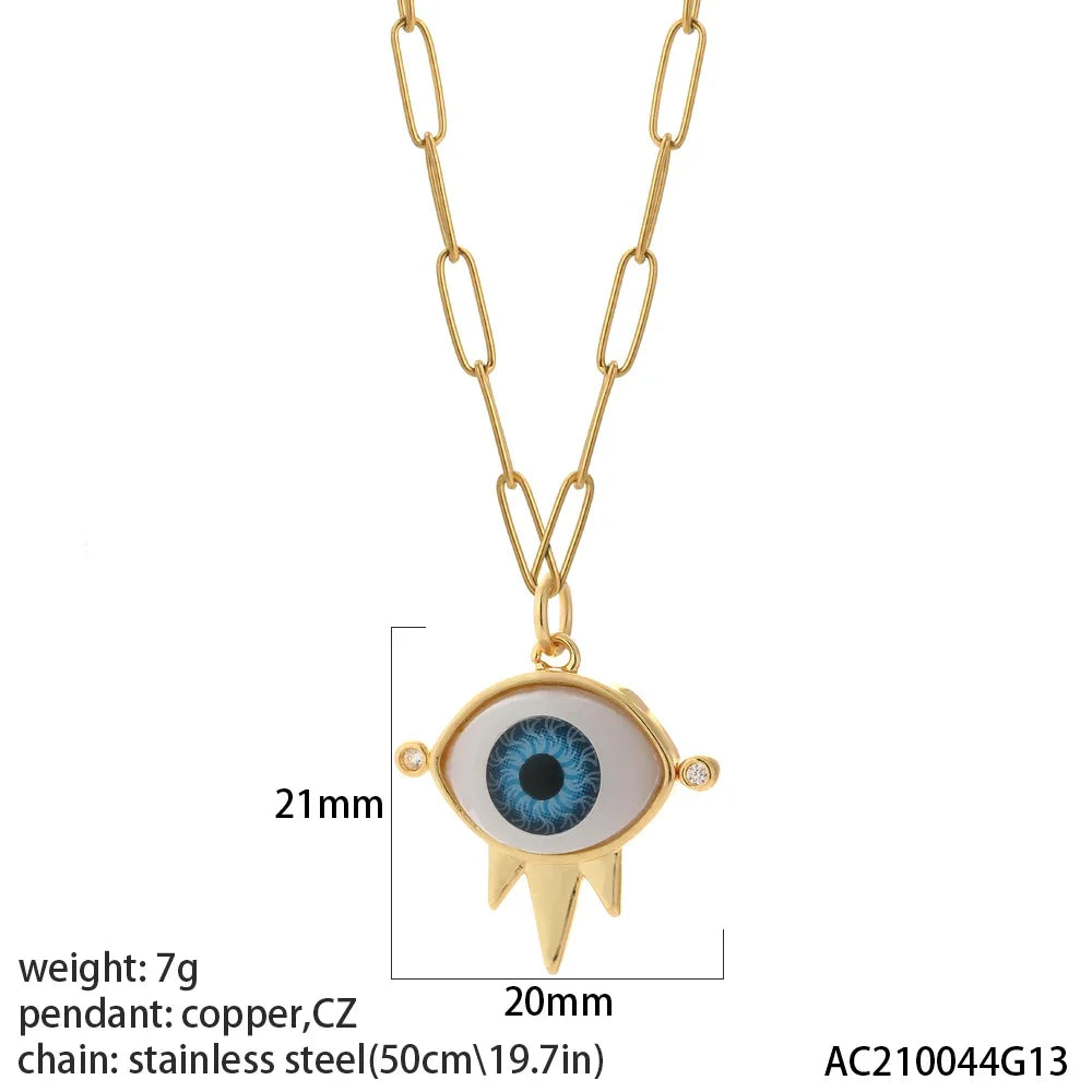 Bijou fantaisie vintage oeil