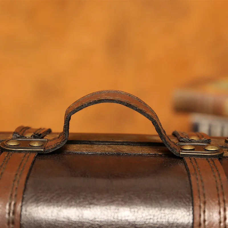 Boite de rangement vintage poignée 