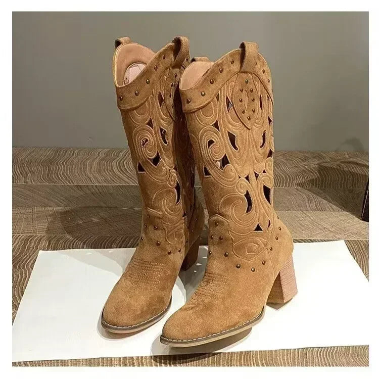 Botte western vintage modèle