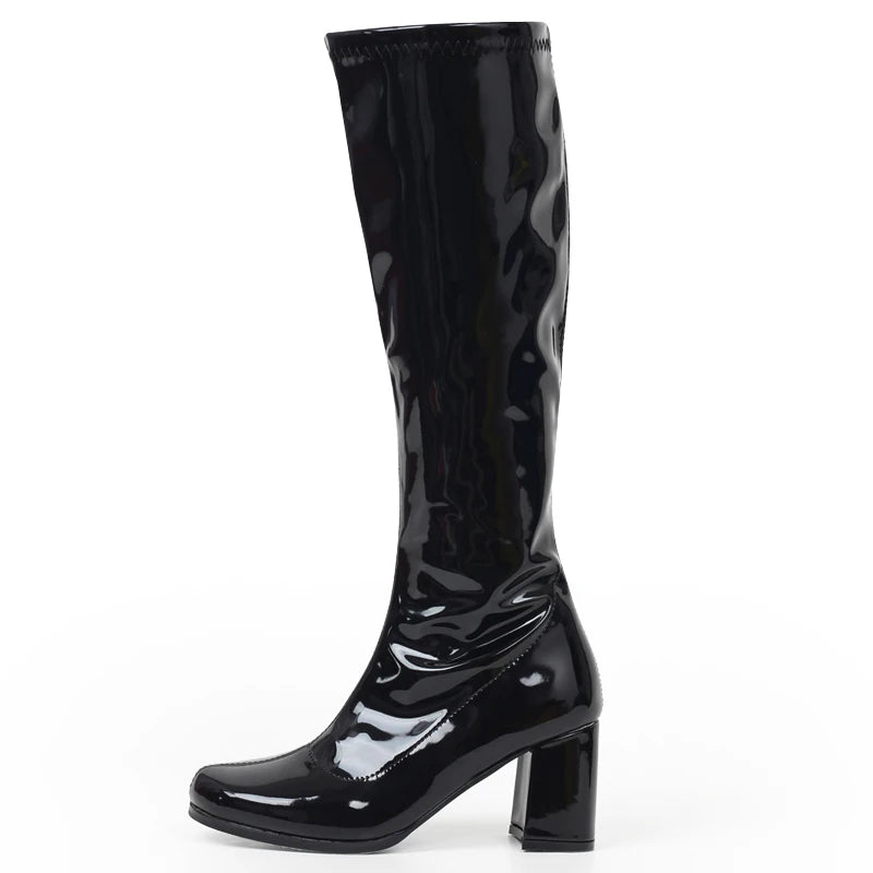 Bottes femme vintage noir