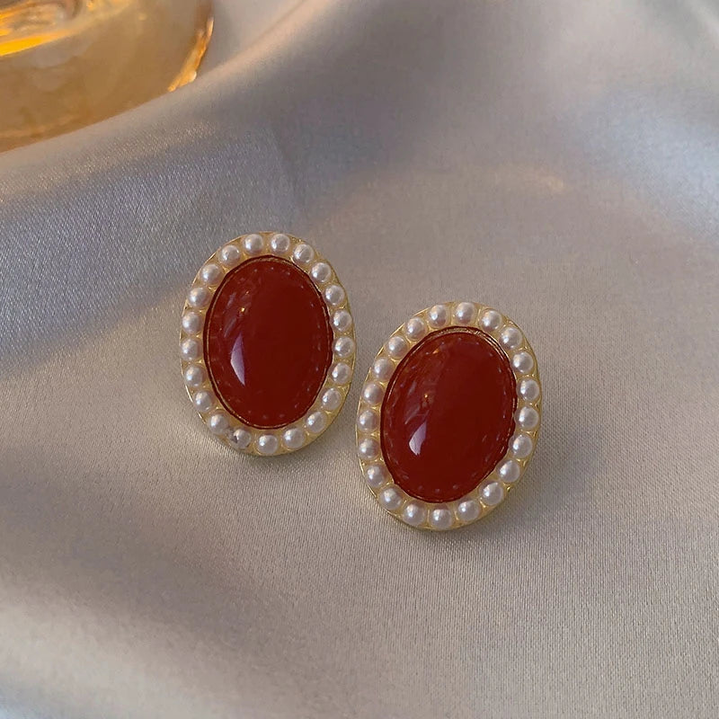 Boucle d’oreilles vintage fond banc