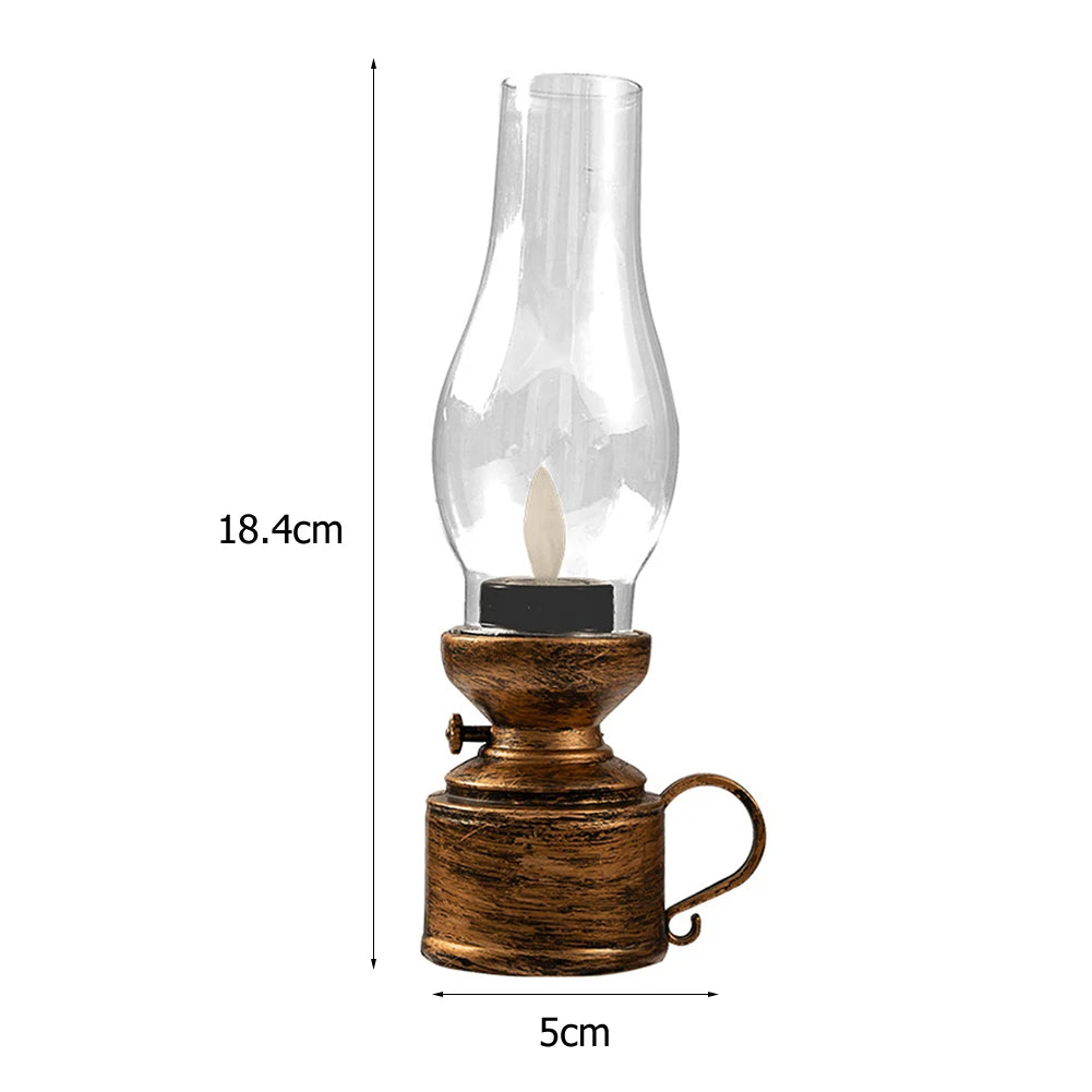Bougie vintage LED taille 
