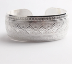 Bracelet manchette tibétain vintage - Vignette | StyleVintage™ 