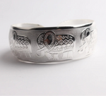 Bracelet manchette tibétain vintage - Vignette | StyleVintage™ 