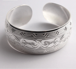 Bracelet manchette tibétain vintage - Vignette | StyleVintage™ 