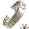Bracelet montre acier or rose gris