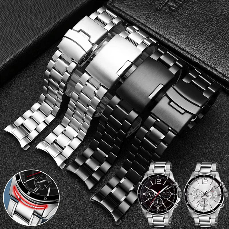 Bracelet montre acier vintage
