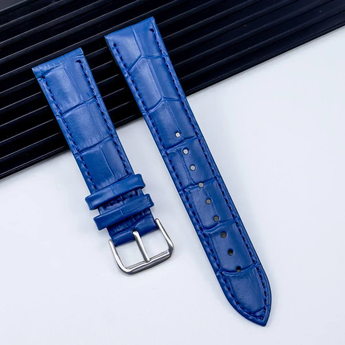Bracelet montre vintage bleu