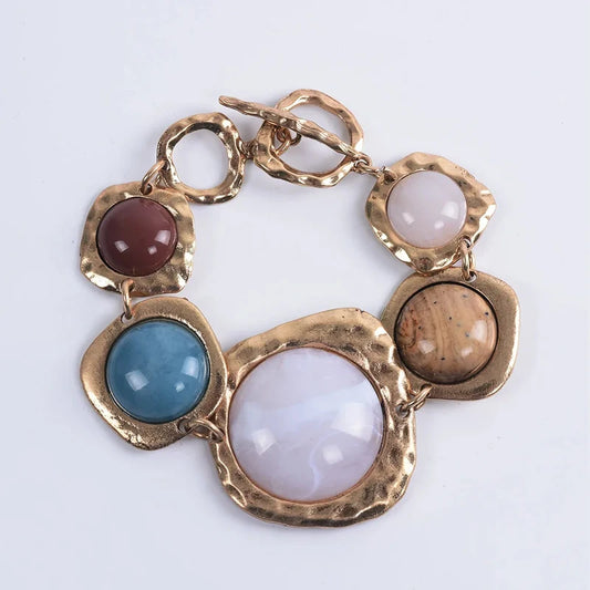 Bracelet vintage gros pierre
