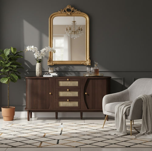 Buffet de salon vintage   miroir 