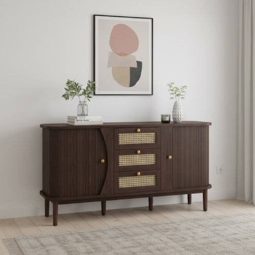 Buffet de salon vintage   vase 