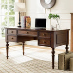 Bureau vintage en bois - Vignette | StyleVintage™ 