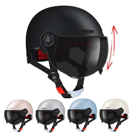 Casque jet rétro