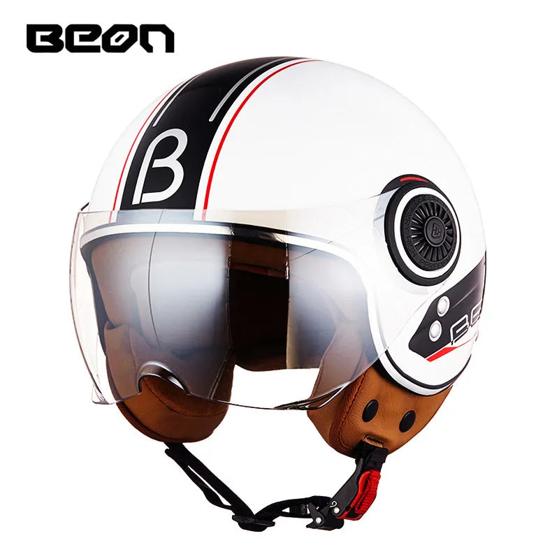 Casque moto Beon vintage B 