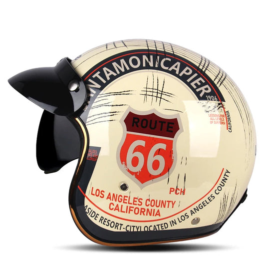 Casque moto vintage USA